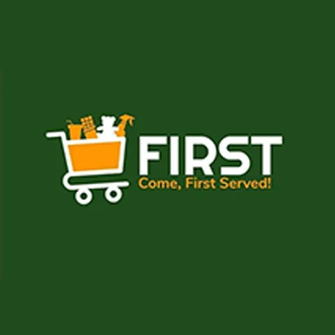 First Come, First Served Logo