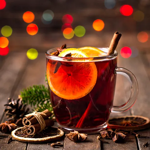 Mulled Wine in a glass